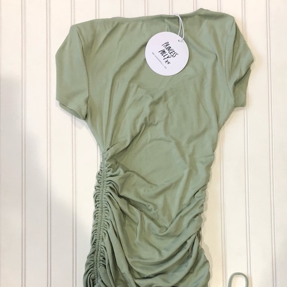 Brand new sage green princess Polly dress - Picture 3 of 3